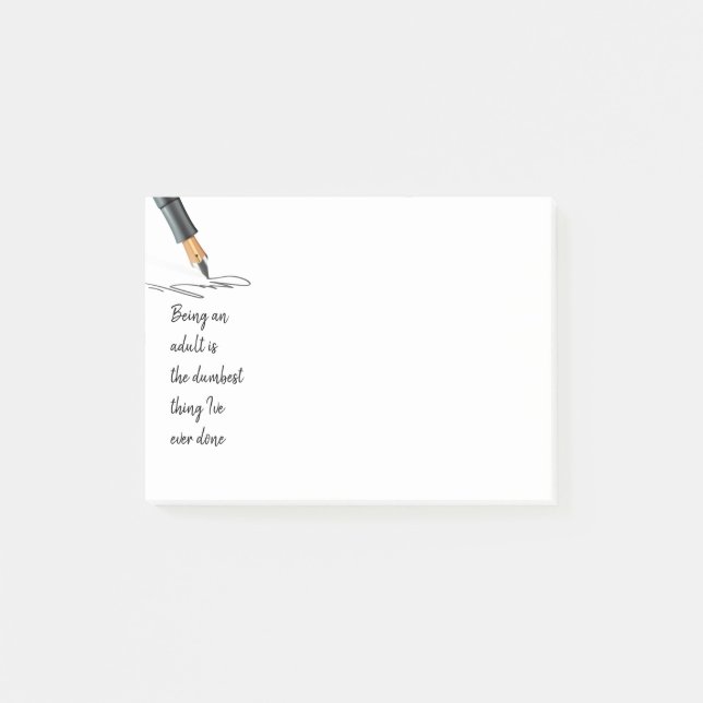 Bloco De Notas Divertido ser uma coisa de humor adulto que alguma (Frente)