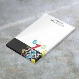 Bloco De Notas Divertimento 5 DE 4 PESSOAS de matemática