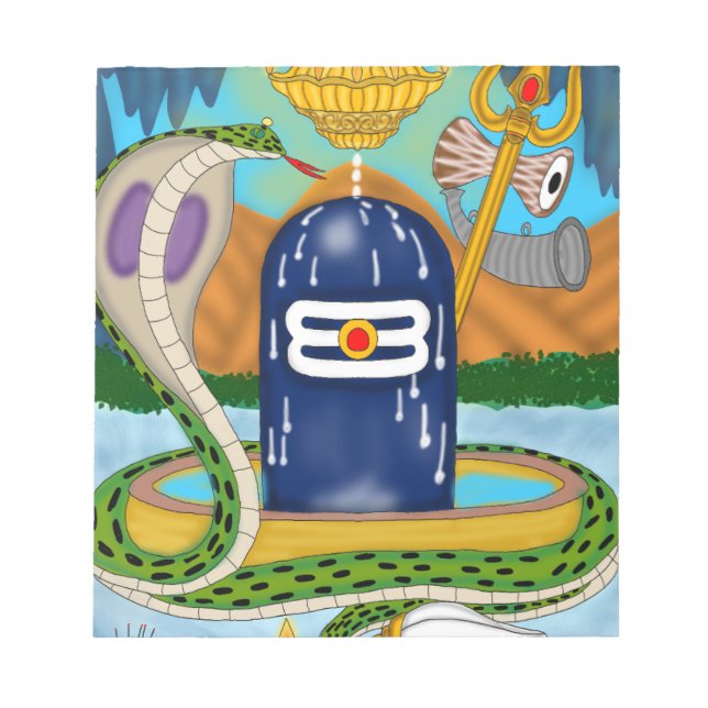Bloco De Notas Divine Shivlingam Stationary Collection – Spiritua (Frente)