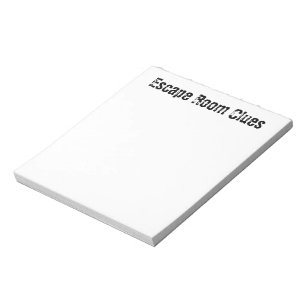 Bloco De Notas Do "almofada de nota da sala escape"
