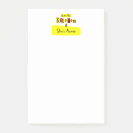 Bloco De Notas Do Balcão da Cozinha De Notas Adhesivas Personaliz