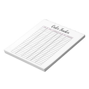 Bloco de Notas do Controlador de Ordens de Pequena