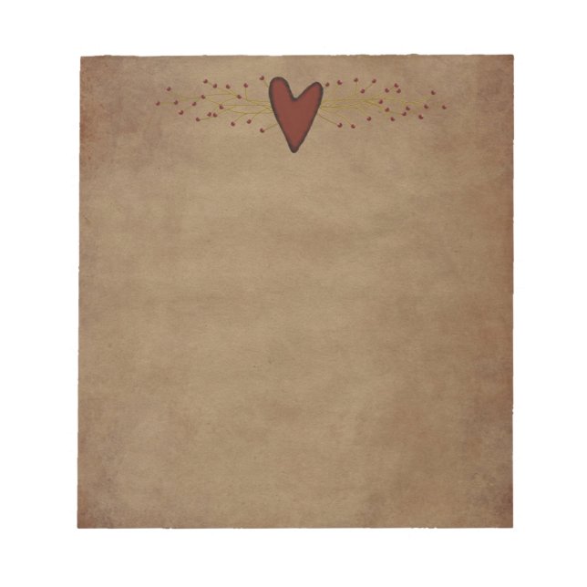 Bloco de notas do coração primitivo (Frente)