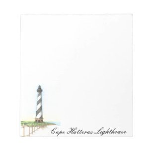 Bloco de notas do farol de Hatteras do cabo