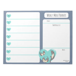 Bloco de notas do Planador de Refeições do Rio Nad