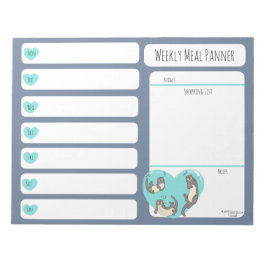 Bloco de notas do Planador de Refeições do Rio Nad