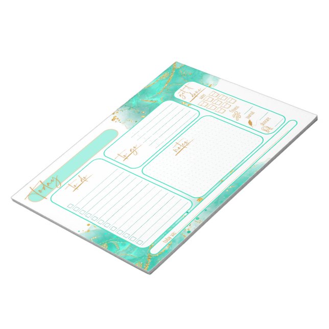 Bloco de Notas do Planner Diário Rasgar-se (Inclinado)