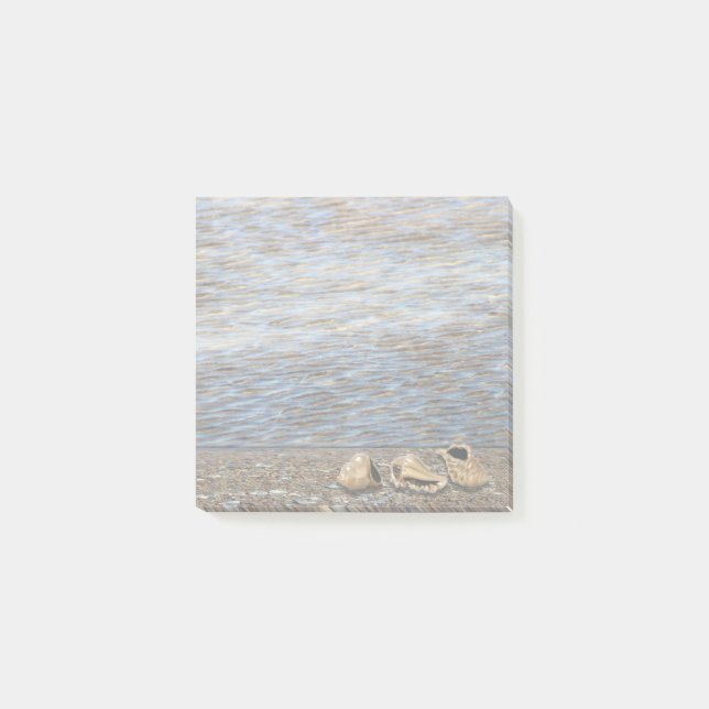 Bloco de notas do post-it da praia (Frente)