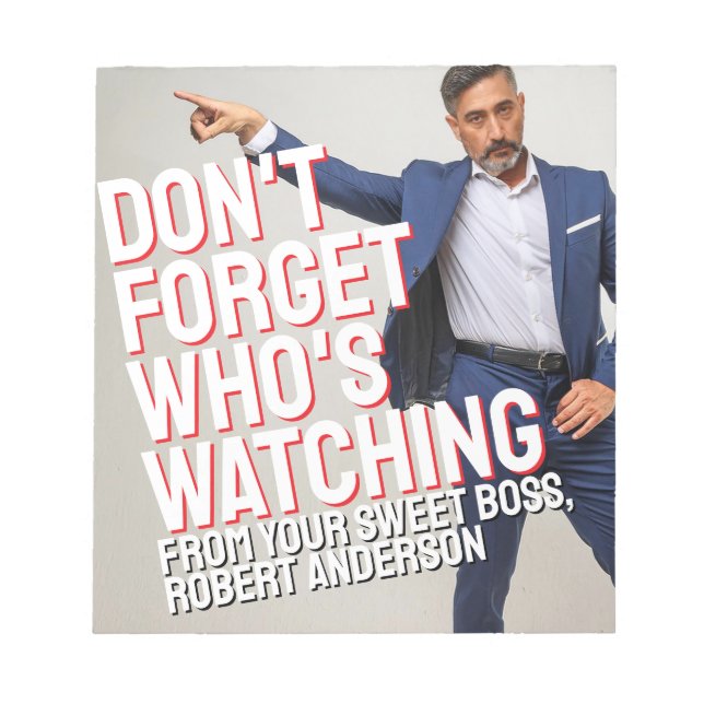 Bloco De Notas Do Seu Chefe Doce (Frente)