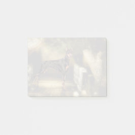 Bloco De Notas Doberman Pinscher Dog Impressão