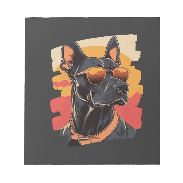 Bloco De Notas Dobermann (Frente)