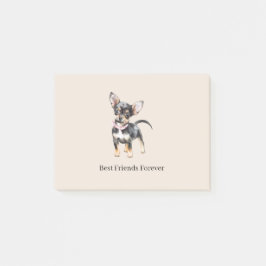 Bloco De Notas Doce Fofo Cachorro Chihuahua Marrom Creme Melhores