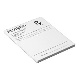 Bloco De Notas Doctor Prescription Notepad – Editable Doctor RX