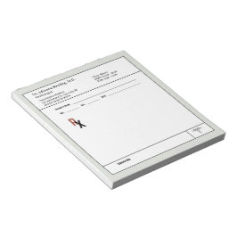 Bloco De Notas Doctor Prescription Notepad – Editable Doctor RX