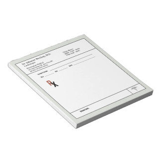 Bloco De Notas Doctor Prescription Notepad – Editable Doctor RX