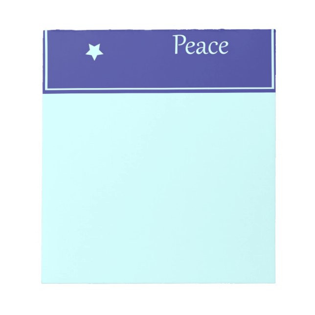 Bloco De Notas Doença da Paz (Frente)