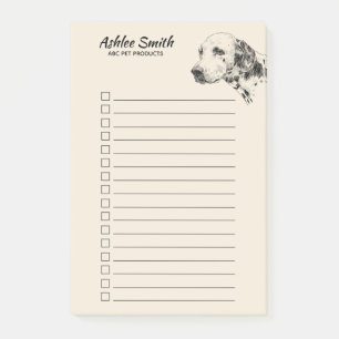 Bloco De Notas Dog Lover - Dalmatic - Lista de Tarefas