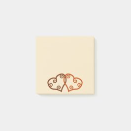 Bloco De Notas Dois Corações Enredados