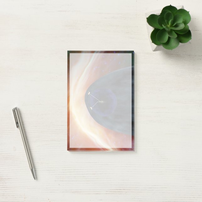 Bloco De Notas Dois Espaçadores Voyager Explorando Espaço Turbule (Escritótio)