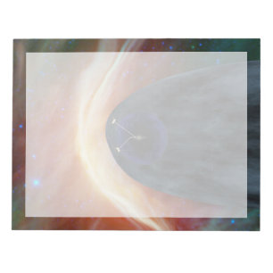 Bloco De Notas Dois Espaçadores Voyager Explorando Espaço Turbule