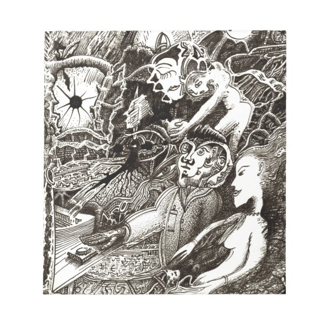 Bloco De Notas Dois mundos (Frente)