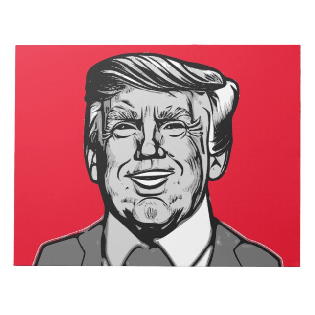 BLOCO DE NOTAS DONALD TRUMP (Frente)