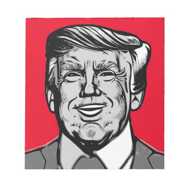 BLOCO DE NOTAS DONALD TRUMP (Frente)