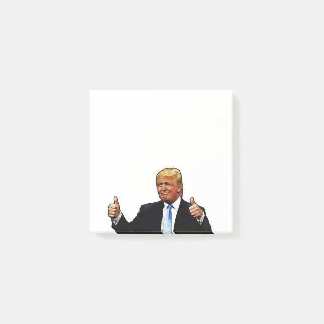 BLOCO DE NOTAS DONALD TRUMP POST IT NOTES (Frente)