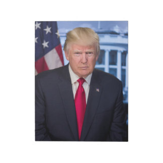 Bloco De Notas Donald Trump Retrato Presidencial Oficial
