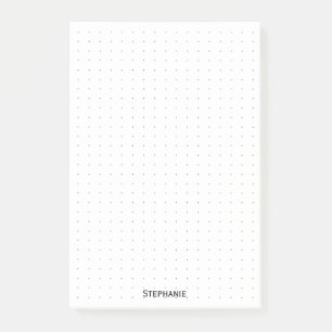 Bloco De Notas Dotado Seu nome é Corporate Minimalist Black