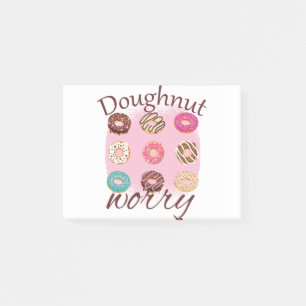 Bloco De Notas Doughnut Worry