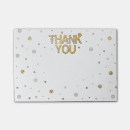 Bloco De Notas Dourada Gliter Silver Foil Impressão Confetti Obri