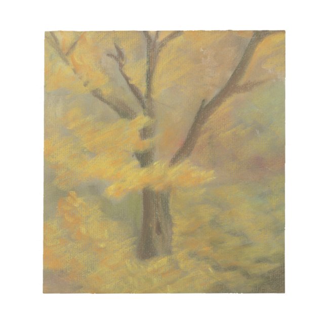 Bloco De Notas Dourado outono (Frente)