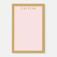 Dourado personalizado e cor-de-rosa esbranquiçado
