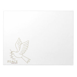 Bloco De Notas Dove of peace