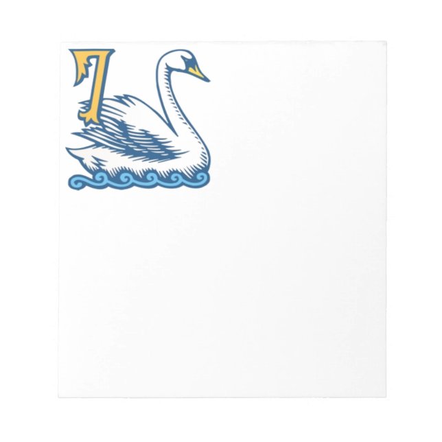 Bloco De Notas Doze dias de Natal - Sete Cisnes a Nadar (Frente)