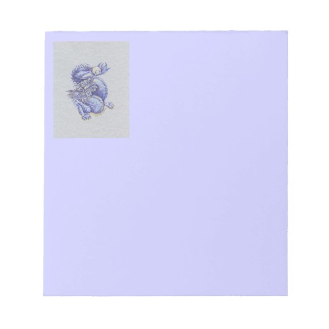 Bloco De Notas Dragão Azul (Frente)