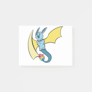 Bloco De Notas Dragão de Bat do Orgulho Pansexual