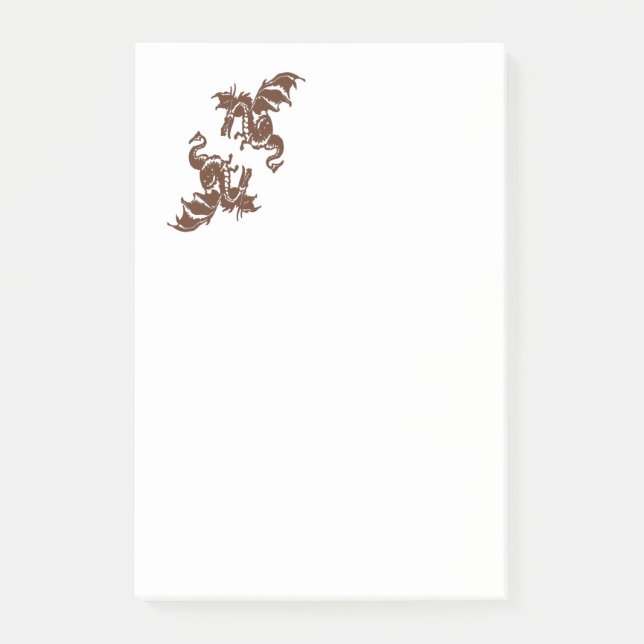 Bloco De Notas Dragões Verdes (Frente)