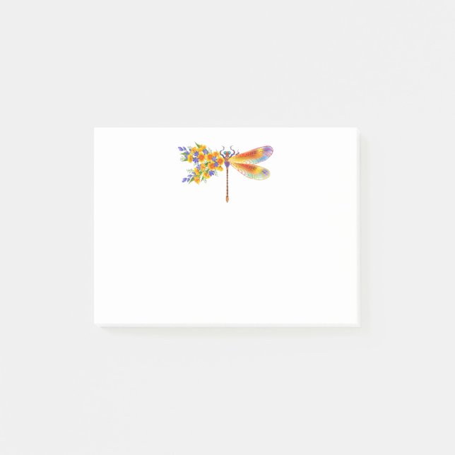 Bloco De Notas Dragonfly Amarelo (Frente)