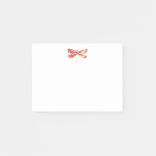 Bloco De Notas Dragonfly com joalheria sakura