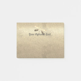 Bloco De Notas Dragonfly Dourada