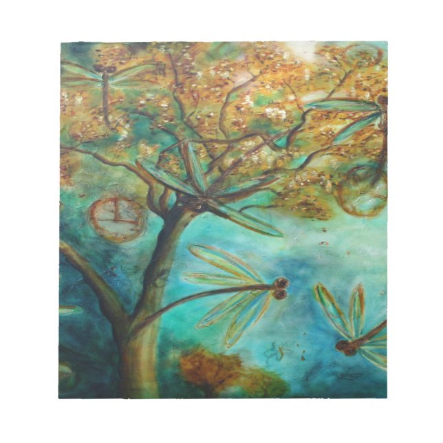 Bloco De Notas Dragonfly Flirtation (Frente)