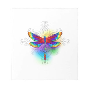 Bloco De Notas Dragonfly Poligonal