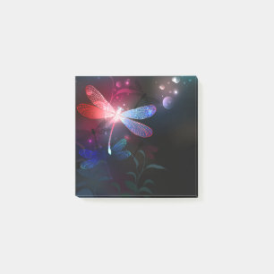 Bloco De Notas Dragonfly vermelha
