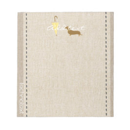 Bloco De Notas Dreamog Walker Linen Procurar Adicionar Texto Pet