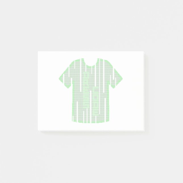 Bloco De Notas DRESS CODE ! (geek, mode, informatique) (Frente)