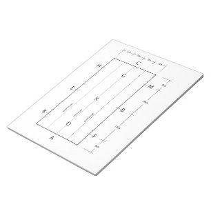 Bloco De Notas Dressage Arena Modelo Horse Riding