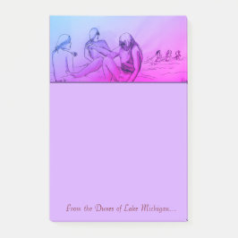 Bloco De Notas Dunas do lago MichiganNotas Pós-Ti