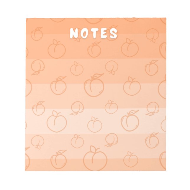 Bloco De Notas Duraznos con Crema (Frente)